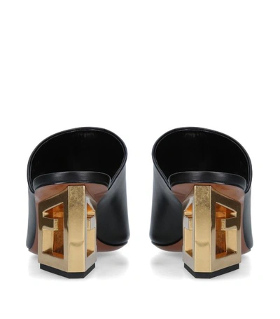 Shop Givenchy Logo Heel Mules