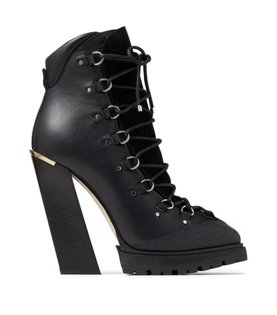 Shop Jimmy Choo Madyn 130 Leather Boots