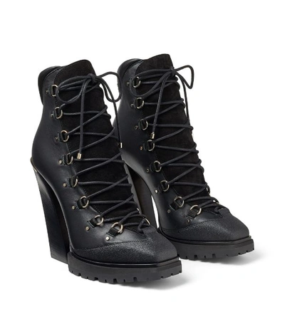 Shop Jimmy Choo Madyn 130 Leather Boots