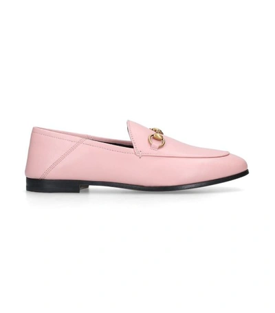 Shop Gucci Leather Horsebit Loafers