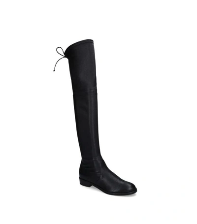 Shop Stuart Weitzman Leather Lowland Over-the-knee Boots In Multi