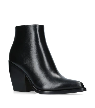 Shop Chloé Leather Rylee Boots 90