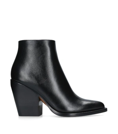 Shop Chloé Leather Rylee Boots 90