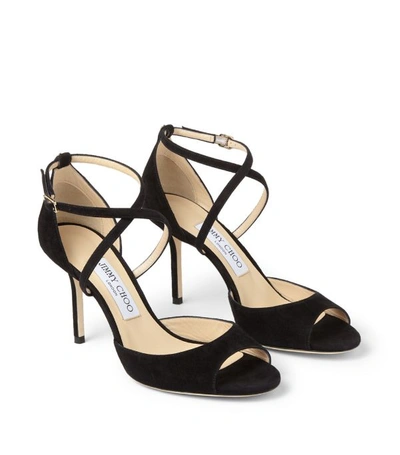 Shop Jimmy Choo Suede Emsy Sandals 85