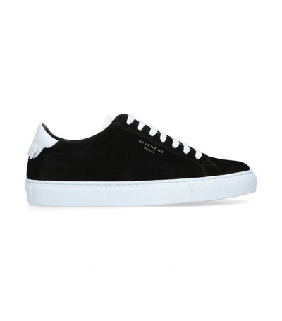 Shop Givenchy Suede Knot Sneakers