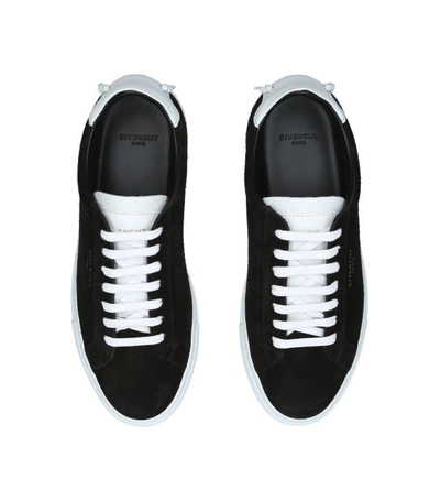 Shop Givenchy Suede Knot Sneakers
