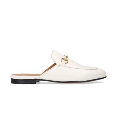 GUCCI LEATHER PRINCETOWN SLIPPERS 14863510