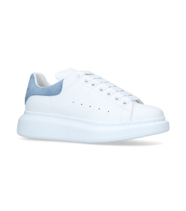 alexander mcqueen sneakers white blue