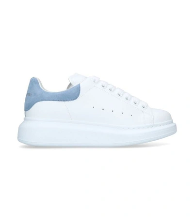 Shop Alexander Mcqueen Leather Runway Sneakers