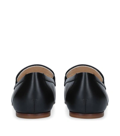 Shop Tod's Leather T Loafers