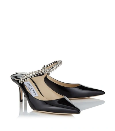 Shop Jimmy Choo Bing 65 Leather Mules In Black