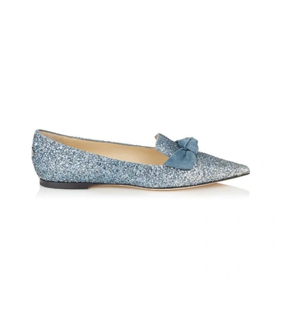 Shop Jimmy Choo Gabie Glitter Flats