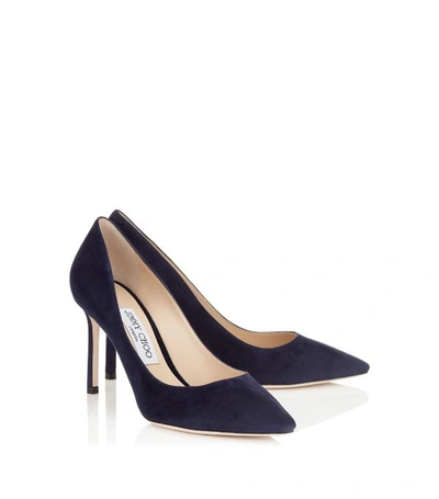 Shop Jimmy Choo Romy 85 Suede Pumps