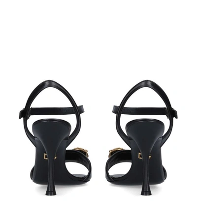 Shop Dolce & Gabbana Leather Kiera Sandals 85