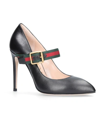 Shop Gucci Sylvie Pumps 105