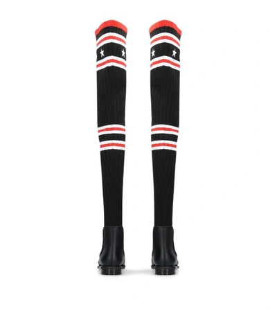 Shop Givenchy Storm Over-the-knee Sock Boots