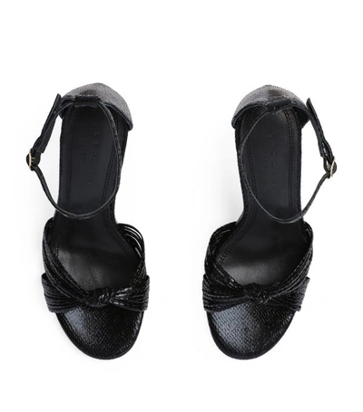 Shop Sandro Leather Sandals 90