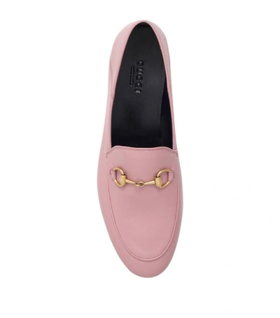 Shop Gucci Leather Horsebit Loafers