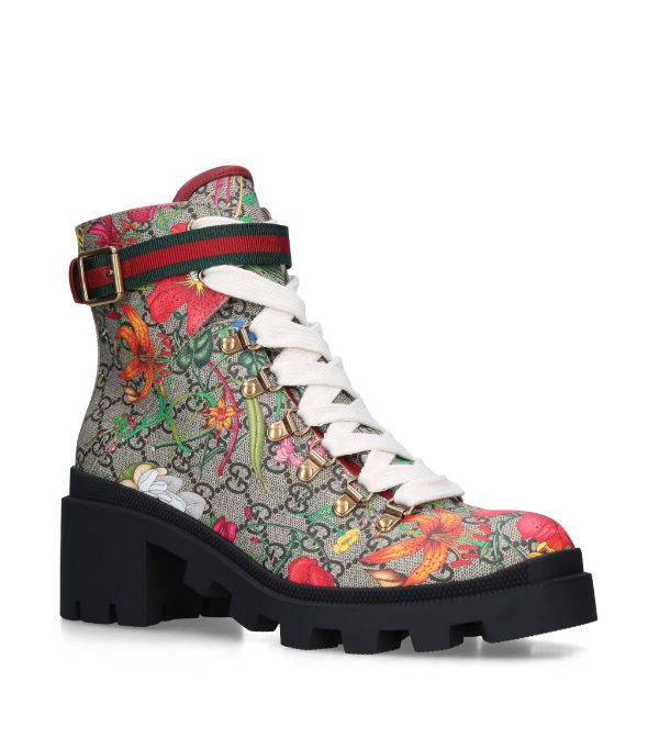 gucci flower boots