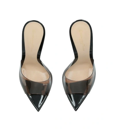 Shop Gianvito Rossi Elle Patent Mules 105