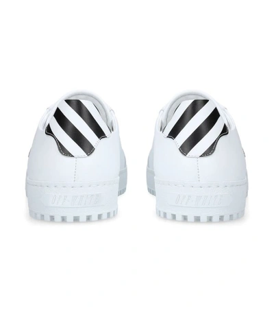 Shop Off-white Leather Arrows Sneakers