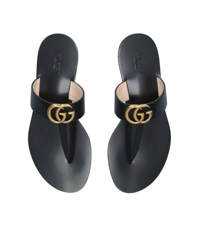 GUCCI LEATHER MARMONT SANDALS 14857040