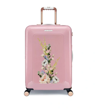 Ted Baker Women's Take Flight Carry on Spinner Luggage Water Floral