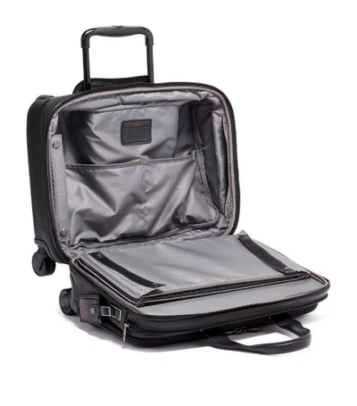 Shop Tumi Alpha 3 Leather Deluxe 4-wheel Laptop Briefcase (35.5cm)