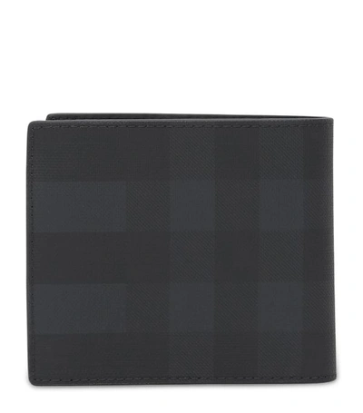 Shop Burberry Leather Bifold Coin Wallet