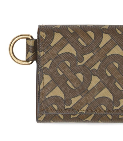 Shop Burberry Small Monogram Folding Wallet