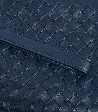 Shop Bottega Veneta Small Leather Intrecciato Document Case