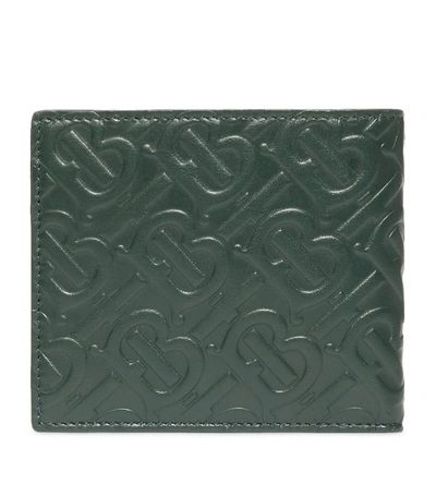 Shop Burberry Tb Monogram Leather Bifold Wallet