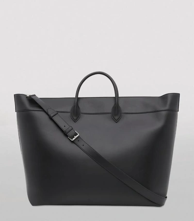 Shop Burberry Leather Holdall