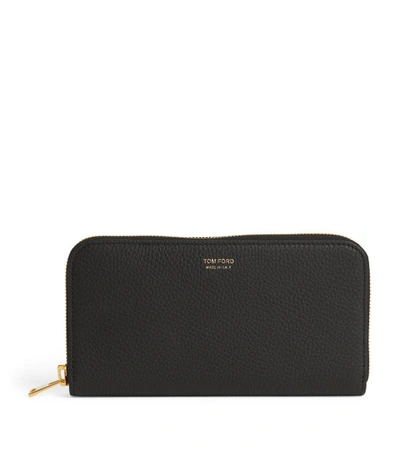 Shop Tom Ford Grained Leather Continental Wallet