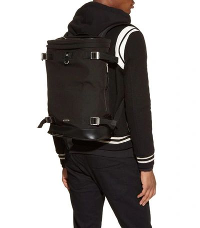 Shop Saint Laurent Canvas Rivington Backpack