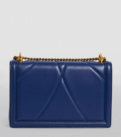 Shop Dolce & Gabbana Large Quilted Leather Devotion Shoulder Bag