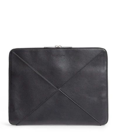 Shop Bottega Veneta Leather Document Case