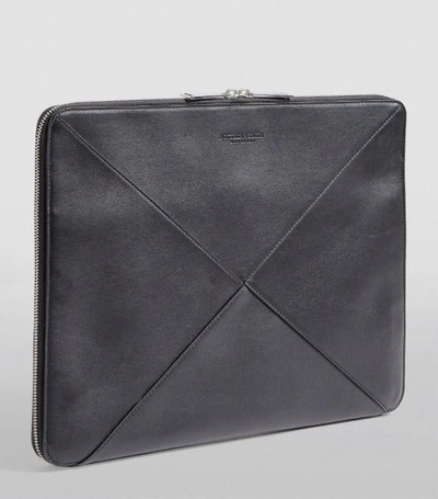 Shop Bottega Veneta Leather Document Case