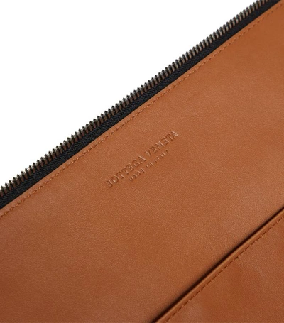 Shop Bottega Veneta Leather Document Case