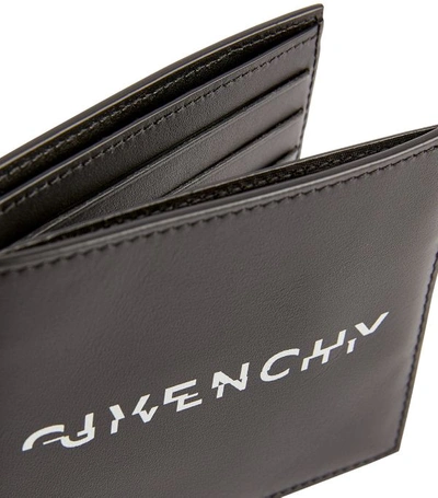 Shop Givenchy Leather Broken Logo Wallet