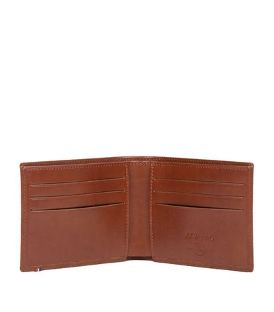 Shop St Dupont Leather Billfold Wallet