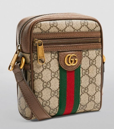 Shop Gucci Small Ophidia Gg Supreme Shoulder Bag