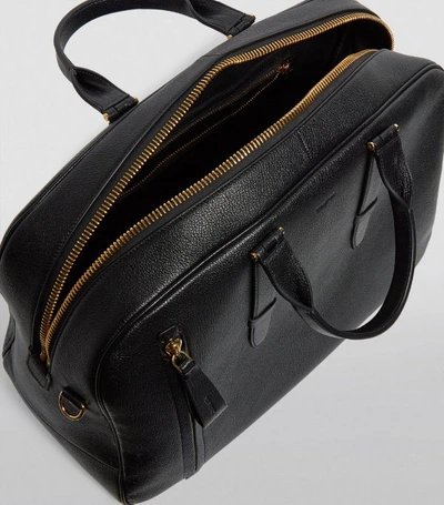 Shop Tom Ford Tf Bag Mrford Bowlng Lthr In Black