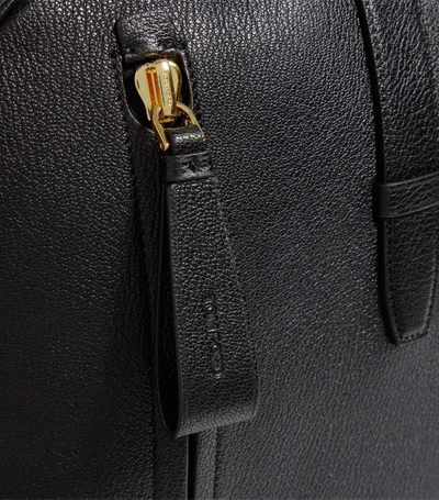 Shop Tom Ford Tf Bag Mrford Bowlng Lthr In Black