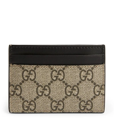 Shop Gucci Gg Supreme Bee Card Holder