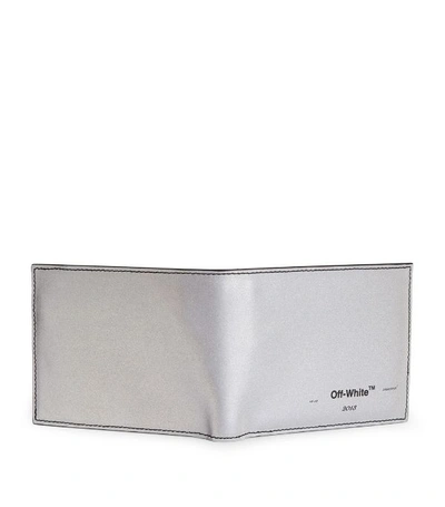 Shop Off-white Leather Logo Bifold Wallet