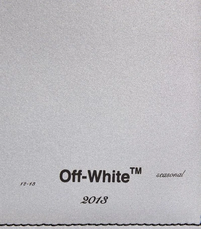 Shop Off-white Leather Logo Bifold Wallet