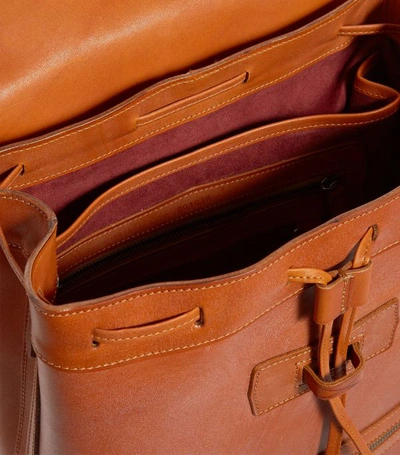 Shop Purdey 12l Leather Backpack