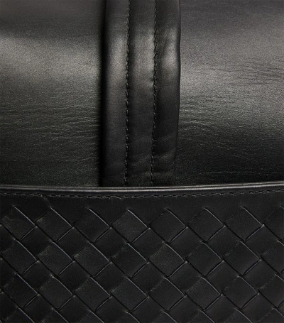 Shop Bottega Veneta Leather Intrecciato Tote Bag