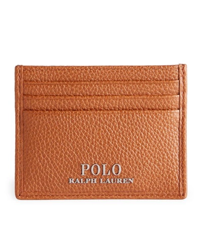 Shop Polo Ralph Lauren Leather Logo Card Holder